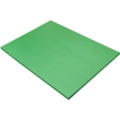 SunWorks Heavyweight Construction Paper, 18 x 24 Inches, Holiday Green, 50 Sheets