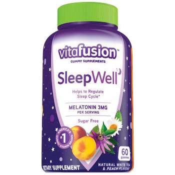 Vitafusion Sleepwell Melatonin - White Tea & Peach 60 Gummies