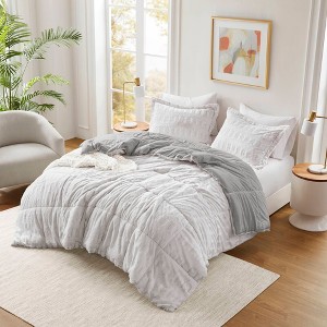 3Pcs Comforter Set, Bedding Set, Soft Fabric Bed Comforter - 1 of 4