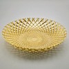 Slickblue Captivating Diamond Pattern Glass Soup Plates - Perfect for Everyday Dining - Set & Color Options - 3 of 4