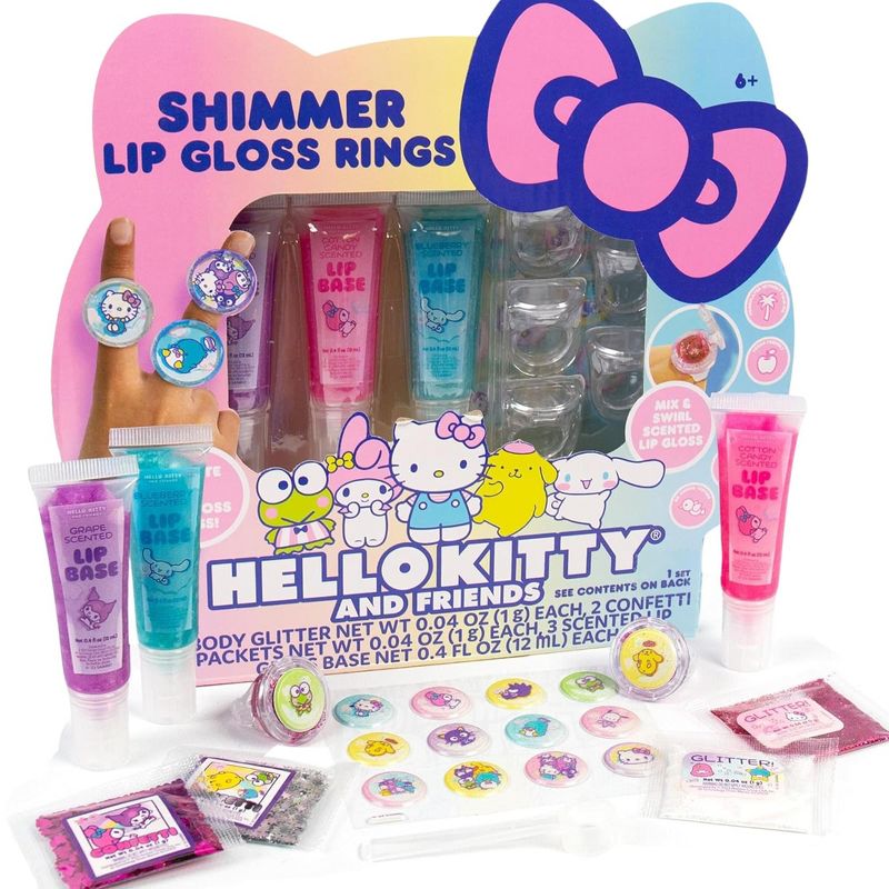 Horizon Group USA, Inc. Sanrio Hello Kitty and Friends Shimmer Lip Gloss Making Kit, 1 of 7