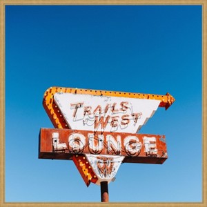 Amanti Art Trails West Lounge by Bethany Young Canvas Wall Art Print Framed - 1 of 4