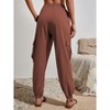 Coolmee Womens Cargo Pants with Pocket Workout Athletic Joggers Drawstring Casual Travel Outdoor Camping Hiking Pants - 4 of 4