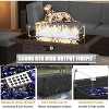 LayinSun 15 Piece Patio Furniture Set with Fire Pit Table, Outdoor Conversation Sets Wicker Rattan Sectional Sofa with Coffee Table - 4 of 4
