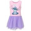 Disney Lilo & Stitch Princess Ariel Girls Tulle Dress Toddler to Big Kid - 3 of 4