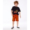 Deux par Deux Boy Organic Cotton Graphic Tee Black and Red Shoe - 8 Years - 3 of 4