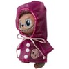 Doll Clothes Superstore Pretty in Pink Waterproof Raincoat with Hood for 17.5 cm Labubu Dolls - 3 of 4