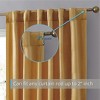 HLC.ME Lopez Velvet Premium Soft Light Filtering Back Tab Rod Pocket Window Treatment Curtain Panels - Set of 2 - 4 of 4