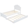NicBex Twin Size Modern Wood Platform Bed with Headboard and Pull-Out Trundle, Space-Saving Storage Bed Frame for Bedroom - 4 of 4