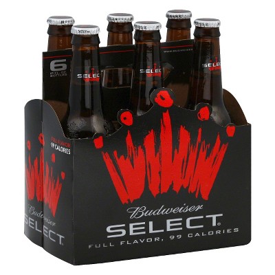 Budweiser® Select Beer - 6pk / 12oz Bottles : Target