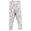 Hudson Baby Infant Girl Cotton Pants and Leggings, Ditsy Floral - 3 of 4