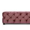 Sapphtopaz Ottoman with Velvet Upholstered Elegant Vanity Stool with Button-Tufted, Versatile Foot Stool for Living Room, Bedroom - 2 of 4