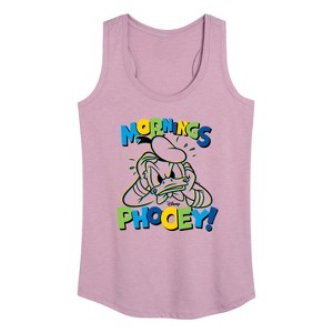 Women's - Disney - Mornings Phooey Graphic Racerback Tank - 1 of 4