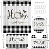 LunaLulinlk Home Sweet Home White Polyester Shower Curtain - 4 of 4