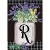 Briarwood Lane Everyday Garden Flag 12x18 For Outdoor Farmhouse Monogram Letter R Garden Flag Flags For Outside - 3 of 4