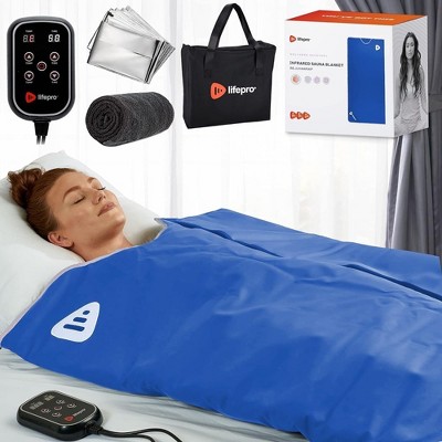 LifePro Infrared Sauna Blanket – Portable Home Sauna for Relaxation with Adjustable Temperature Range from 77 to 176°F