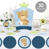Big Dot of Happiness Baby Boy Teddy Bear - Baby Shower Decor and Confetti - Terrific Table Centerpiece Kit - Set of 30 - 2 of 4