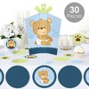 Big Dot of Happiness Baby Boy Teddy Bear - Baby Shower Decor and Confetti - Terrific Table Centerpiece Kit - Set of 30 - image 2 of 4