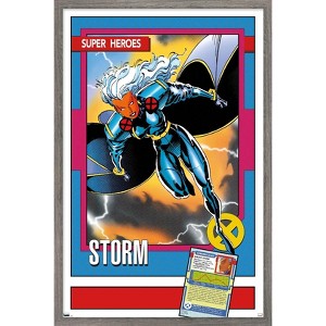 Trends International Marvel Trading Cards - Storm Framed Wall Poster Prints - 1 of 4