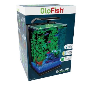 GloFish Hinged Cycle Light And Hidden Filtration Aquarium 5gal - 1 of 4