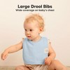 KeaBabies 8-Pack Organic Baby Bibs for Boy, Girl, Drool Bibs, Baby Bib for Girls, Boys,  Newborn Teething Bibs - 2 of 4