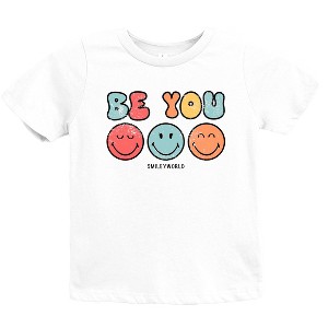 The Juniper Shop SmileyWorld Be You Groovy Youth Short Sleeve Tee - 1 of 4