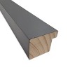 32"x14" Edwin Wood Frame Black Cork Board Gray - Amanti Art: Wall Mounted, Bulletin Display, Office Decor - 2 of 4