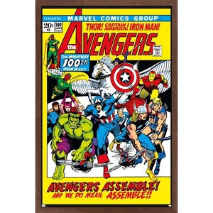 Trends International Marvel Comics - Avengers #100 Framed Wall Poster Prints - 1 of 4