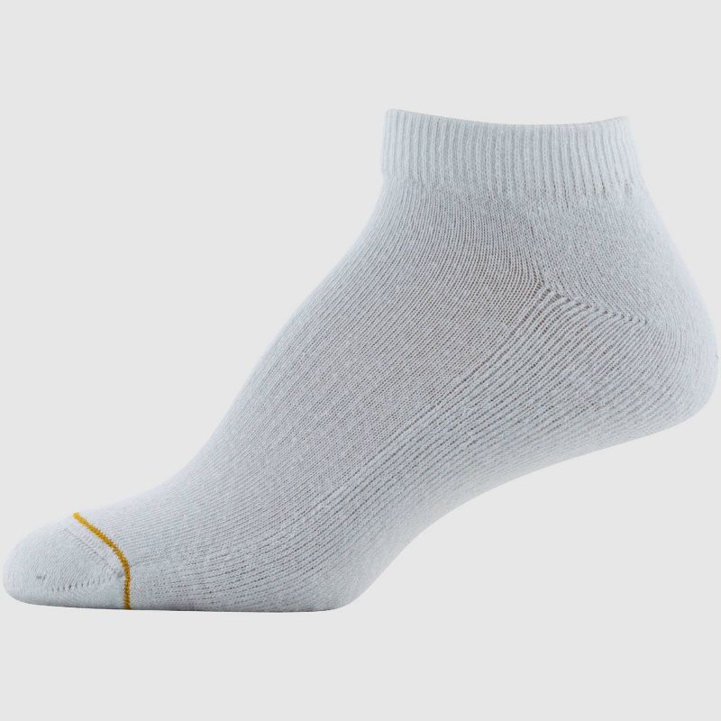 All Pro Women&#39;s 6pk Low Cut Cotton Blend Athletic Socks - White 4-10, 3 of 4