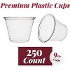 Prestee - 250 Clear 9 oz Disposable Plastic Cups - image 3 of 3