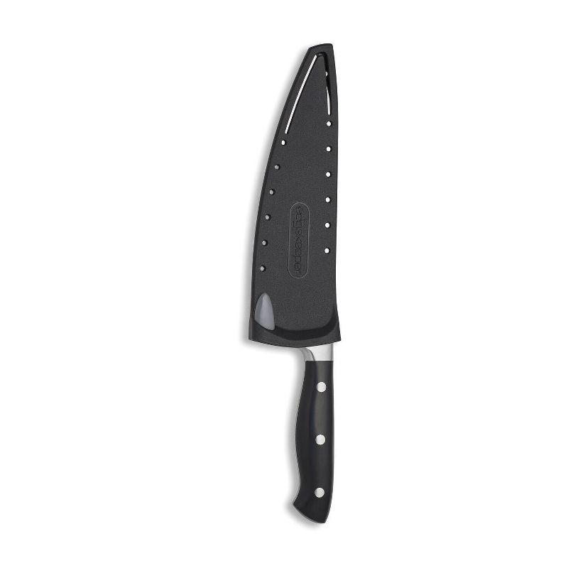 Farberware Edgekeeper 8&#34; Chef Knife Black/Gray, 3 of 7
