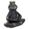 Northlight 11" Yoga Frog in  Sukhasana Position Outdoor Garden Statue - 3 of 4