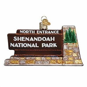 Old World Christmas Blown Glass Ornament for Christmas Tree, Shenandoah National Park - 1 of 4