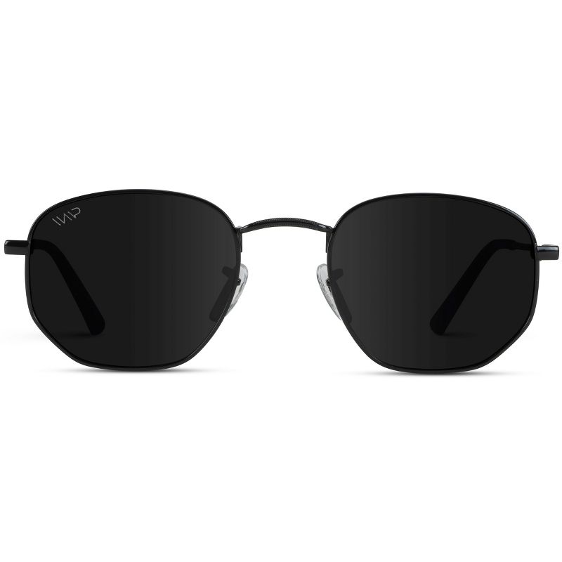 WMP Eyewear Round Geometric Retro Polarized Sunglasses, 1 of 5