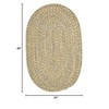 Colonial Mills West Bay Area Rug - Celery Tweed 2'x4' - 3 of 3
