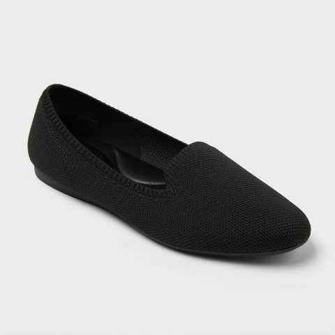 Женские туфли A New Day Women's Etta Knit Washable Loafers - A New Day™ Black 8