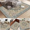TopComfy Rugs Room Rugs Retro Persian Style Art Carpet Luxury Aesthetic Anchor Intricate Patterns for Living Room, White, 15.75"*14.57"*5.12" - 2 of 4