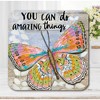 Courtside Market Beautiful Girl Butterfly  3-in-1 20 oz Soy Wax Candle with Decorative Art Lid - 4 of 4
