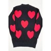 Women's Valentine Heart Sweater - JADE BY JANE - 2 of 2