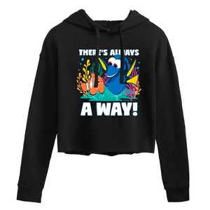 Women's - Disney - There's Always A Way Cropped Graphic Hoodie - 1 of 3