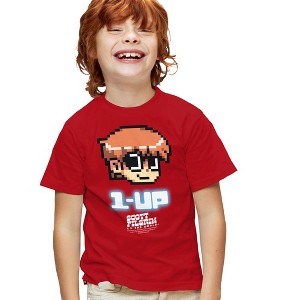 Boys' Short Sleeve Scott Pilgrim 1 Up T-Shirt - 1 of 4