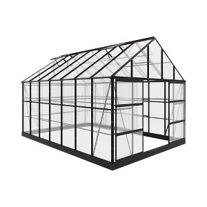 YARDSIGHT  10ft x 14ft Aluminum Frame Hobby Greenhouse, UV-Resistant, Weatherproof, Spacious for Backyard Gardening & Year-Round Plants - 1 of 4