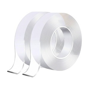 Itopfox Heavy Duty Double Sided Tape - Extra Large Adhesive Tape for Walls, Carpets, and Posters, Removable, Reusable, Washable - 1 of 4