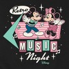 Men's - Disney - Mickey and Minnie Mouse Retro Music Night Graphic Fleece Sweatshirt - 2 of 4