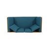 Patio Sofas, Outdoor Arm Sofa, Daybed, All-Weather Sofa with Cushions & Lumbar Pillows, for Patio, Balcony, Backyard, Deck -Christopher Knight Home - 3 of 4