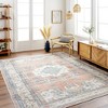 Mark & Day Leekerweg 7'10"x10'2" Rectangle Washable Woven Indoor Area Rugs Charcoal - 3 of 4