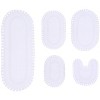 Hampton Crochet Collection Cotton Reversible Tufted Set of 5 Bath Rug Set - Home Weavers - 2 of 4