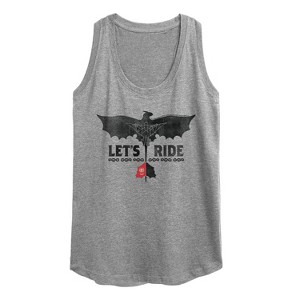 Women's - How to Train Your Dragon - Let's Ride Graphic Racerback Tank - 1 of 4