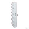 Lycvki White Multi-functional Pull-out Storage Single-sided open Shelf for Kitchen - 3 of 4