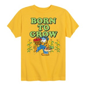 Boys' - Garfield - Born To Grow Short Sleeve Graphic T-Shirt - 1 of 4